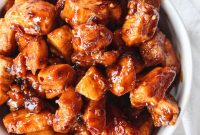 Sweet and Spicy Chicken Bites: Sticky Glazed Party Recipe