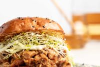Slow Cooker BBQ Pulled Chicken Sandwich Recipe