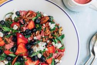 Wheat Berry Salad with Mixed Berry Vinaigrette Recipe