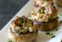 Gluten-Free Stuffed Mushrooms with Savory Herb Filling