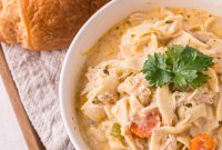 Creamy Homemade Chicken Noodle Soup Recipe for Comforting Meals