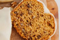 Maple-Glazed Pumpkin Walnut Bread Recipe