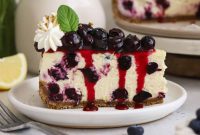 Gluten-Free Blueberry Cheesecake Recipe with Creamy Filling