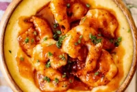 Grilled BBQ Shrimp with Creamy Southern Grits