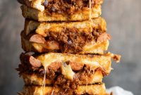 Grilled Cheese Chili-Cheese Dog Sandwich Recipe