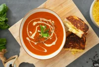 Tomato Soup with Classic Grilled Cheese Sandwich