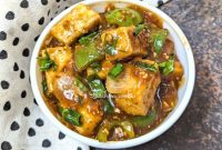 Crispy Tofu Manchurian with Spicy Indo-Chinese Sauce