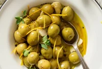 Warm Citrus-Marinated Olives for Parties and Cocktails