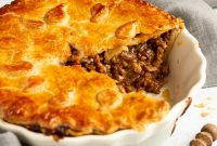 Vegetarian Mince & Onion Pie Recipe for Comforting Weeknight Meals