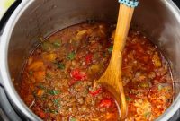 Instant Pot Stuffed Pepper Soup Recipe for Busy Weeknights