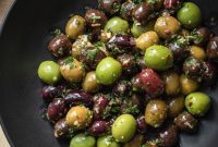 Garlic and Herb Marinated Olives Recipe for Flavorful Appetizers