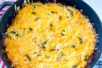 Crispy Hash Brown Chicken Casserole with Cheesy Topping