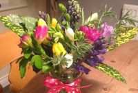 Jam Jar Flower Arrangements for Mother’s Day Gift Ideas