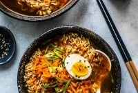Homemade Ramen Bowl Recipe: Savory Broth & Tasty Toppings
