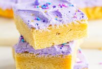 Chewy Frosted Sugar Cookie Bars: Simple Homemade Recipe