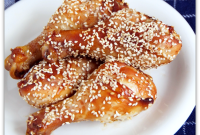 Crispy Asian Sesame Chicken Drumsticks with Sticky Glaze