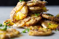 Crispy Air Fryer Smashed Potatoes Recipe