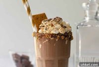 Boozy S’mores Milkshake Recipe: Adult Campfire Dessert Cocktail