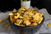 Tangy Dill Pickle Chex Mix Snack Recipe for Parties