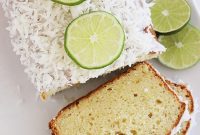 Moist Coconut Lime Pound Cake with Zesty Glaze