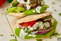 Mini Greek Turkey Sliders with Cucumber Tzatziki