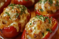 Piquillo Peppers Stuffed with Cod and Shrimp Recipe