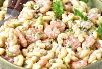 Lemon Garlic Shrimp Pasta Salad with Fresh Herbs