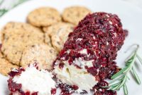 Cranberry Goat Cheese Log Recipe for Holiday Entertaining