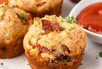 Cheesy Pizza Muffins Recipe: Savory Bite-Sized Breakfasts