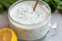 Vegan Creamy Yogurt and Herb Dressing Recipe