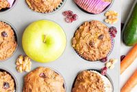 Morning Glory Muffins with Carrots, Apples & Nuts