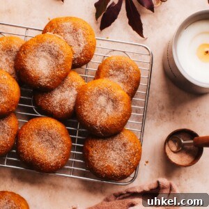 Soft Pumpkin Cookies on a fall tablescape.