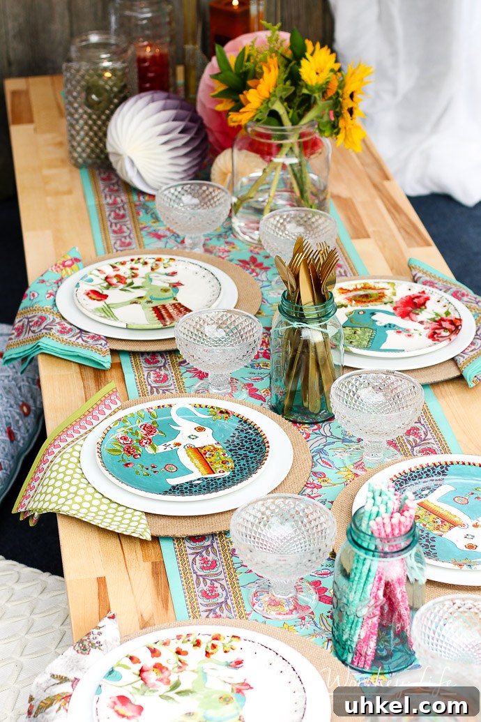 Boho Outdoor Picnic Party Ideas for a Coachella-Inspired Bash 13 Outside picnic party idea
