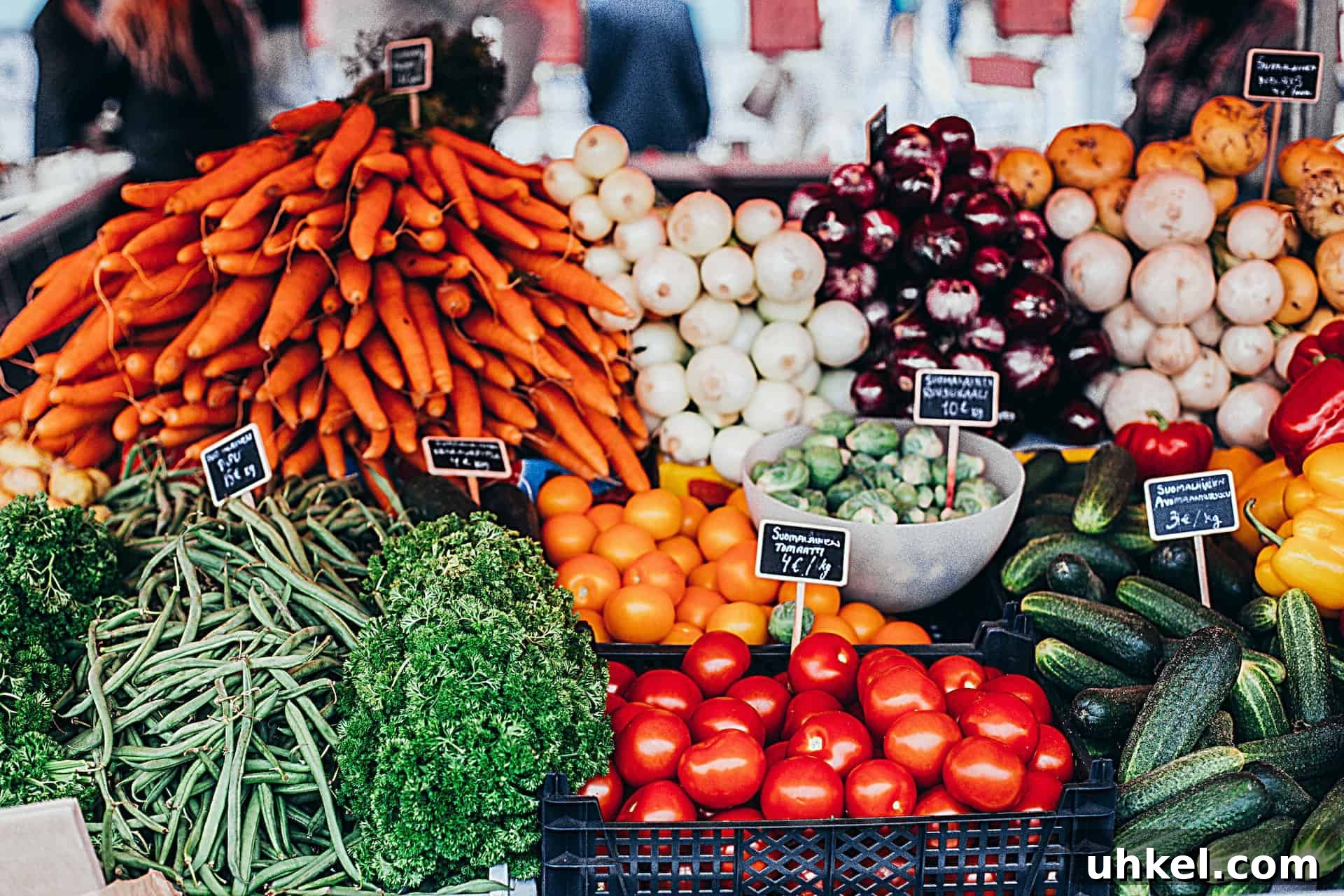 What Is a Farmers Market? Tips for Your First Visit 3 a stack of vegetables with price tags