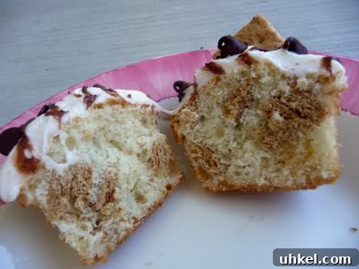 Decadent S'mores Cupcakes with Toasted Marshmallow Frosting 3 S'mores cupcake photo 2