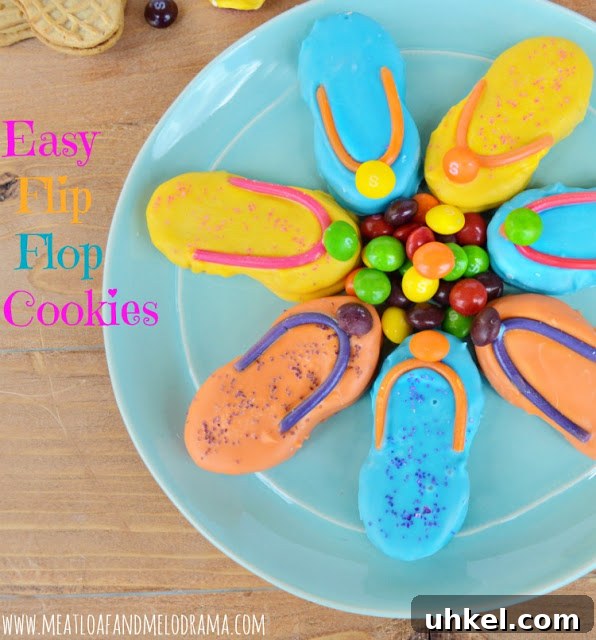 easy summer cookout menu ideas easy flip flop cookies