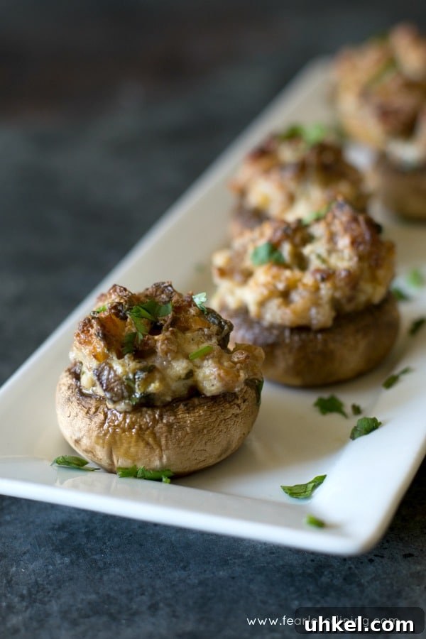 Gluten-Free Stuffed Mushrooms with Savory Herb Filling 6 img 12535 5