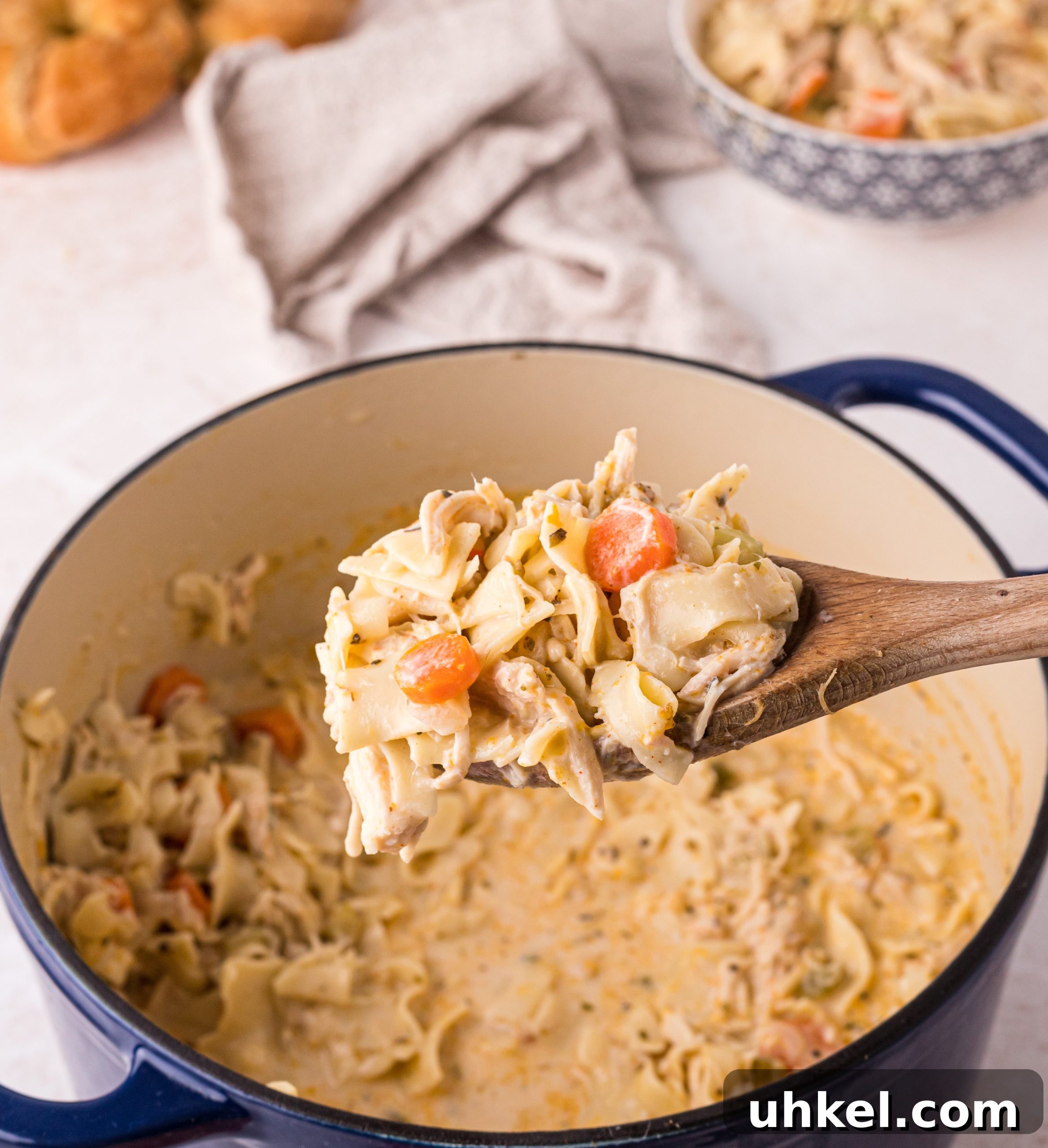 Creamy Homemade Chicken Noodle Soup Recipe for Comforting Meals 2 Creamy chicken noodle soup