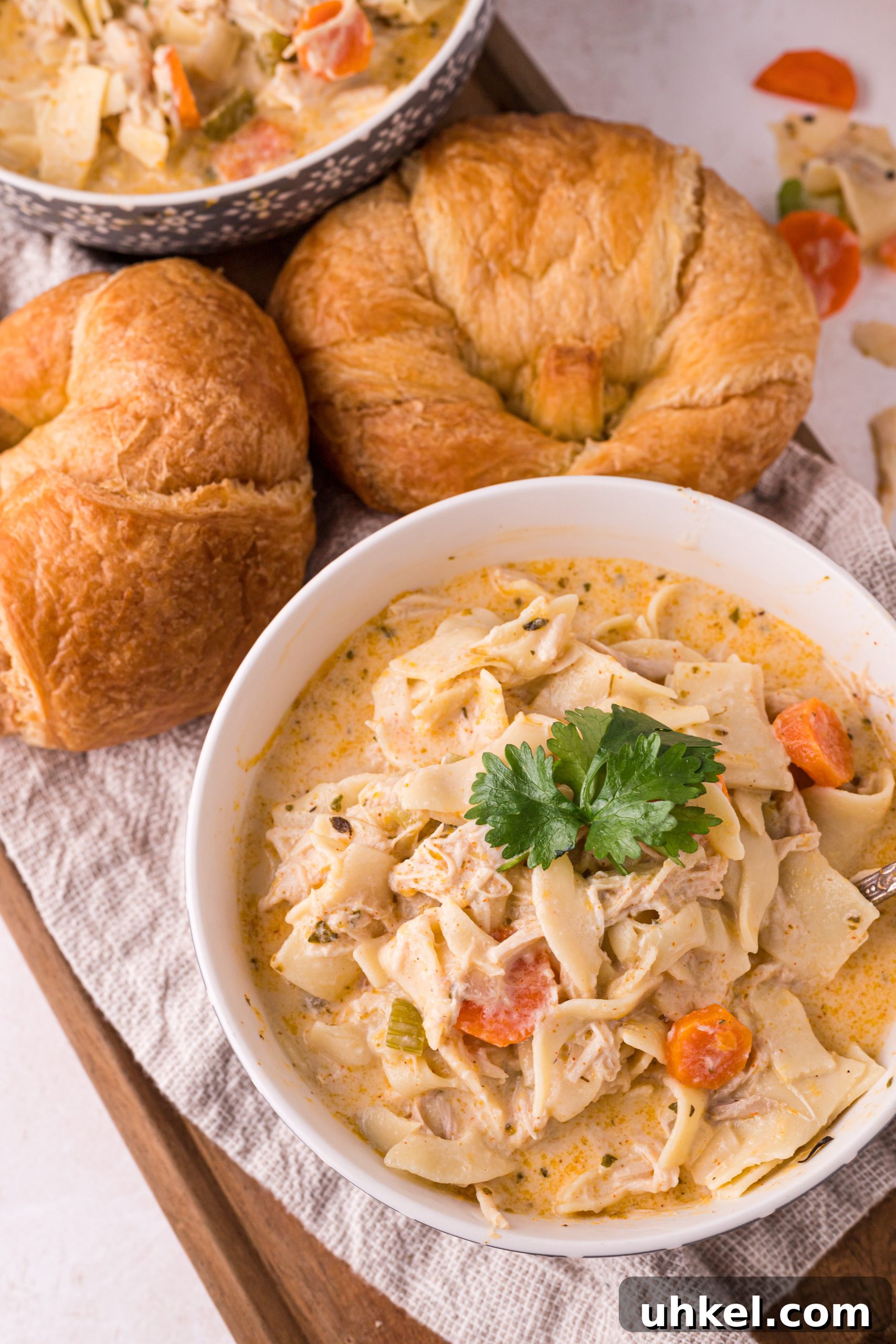 Creamy Homemade Chicken Noodle Soup Recipe for Comforting Meals 5 Cooking vegetables