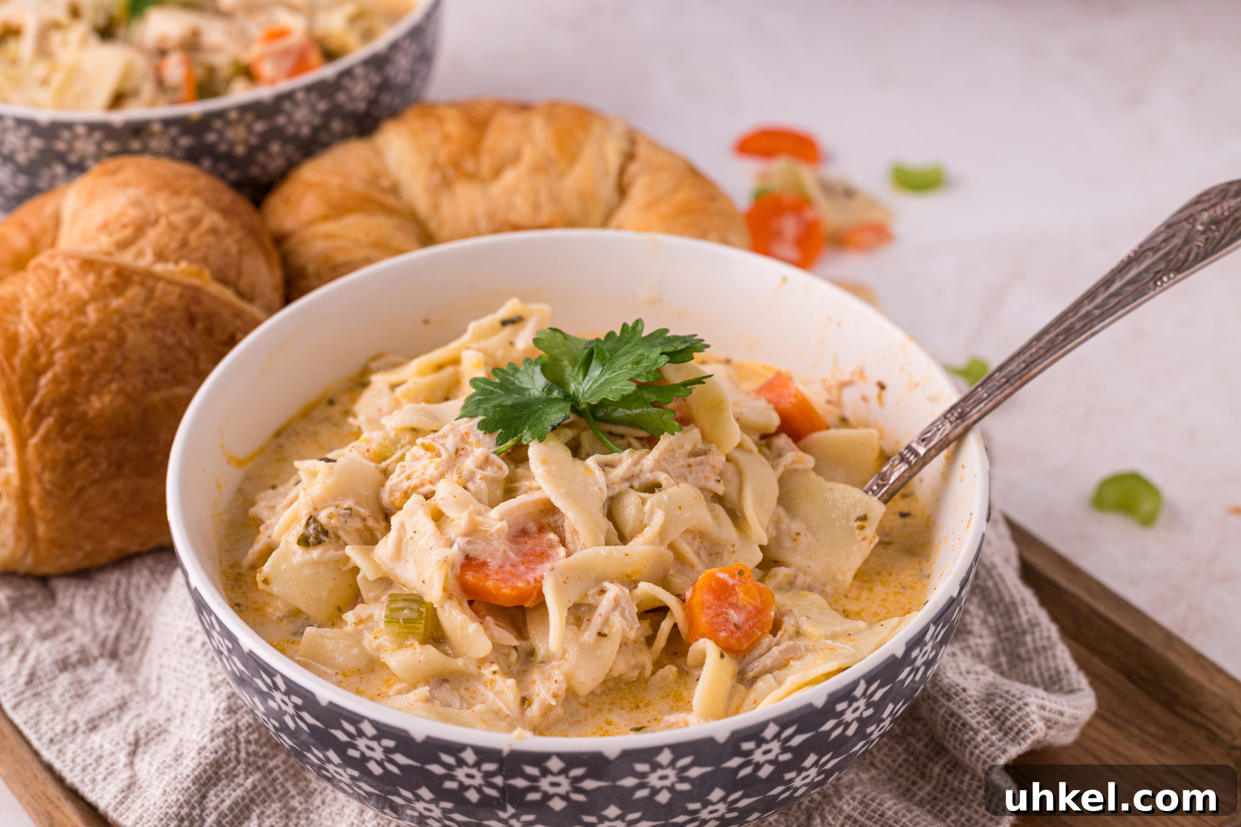 Creamy Homemade Chicken Noodle Soup Recipe for Comforting Meals 8 Rotisserie chicken