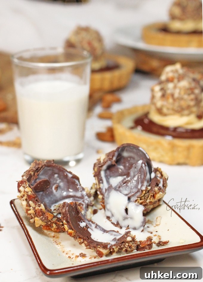 Almond Rocher Tart Recipe: Crispy Hazelnut Chocolate Tarts 3 Almond Rocher Custard Tarts