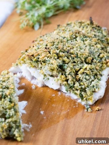 pistachio crusted fish