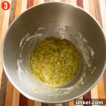 Authentic Italian Pistachio Cookies Recipe for Crispy, Nutty Treats 6 Dough folded in with egg whites.
