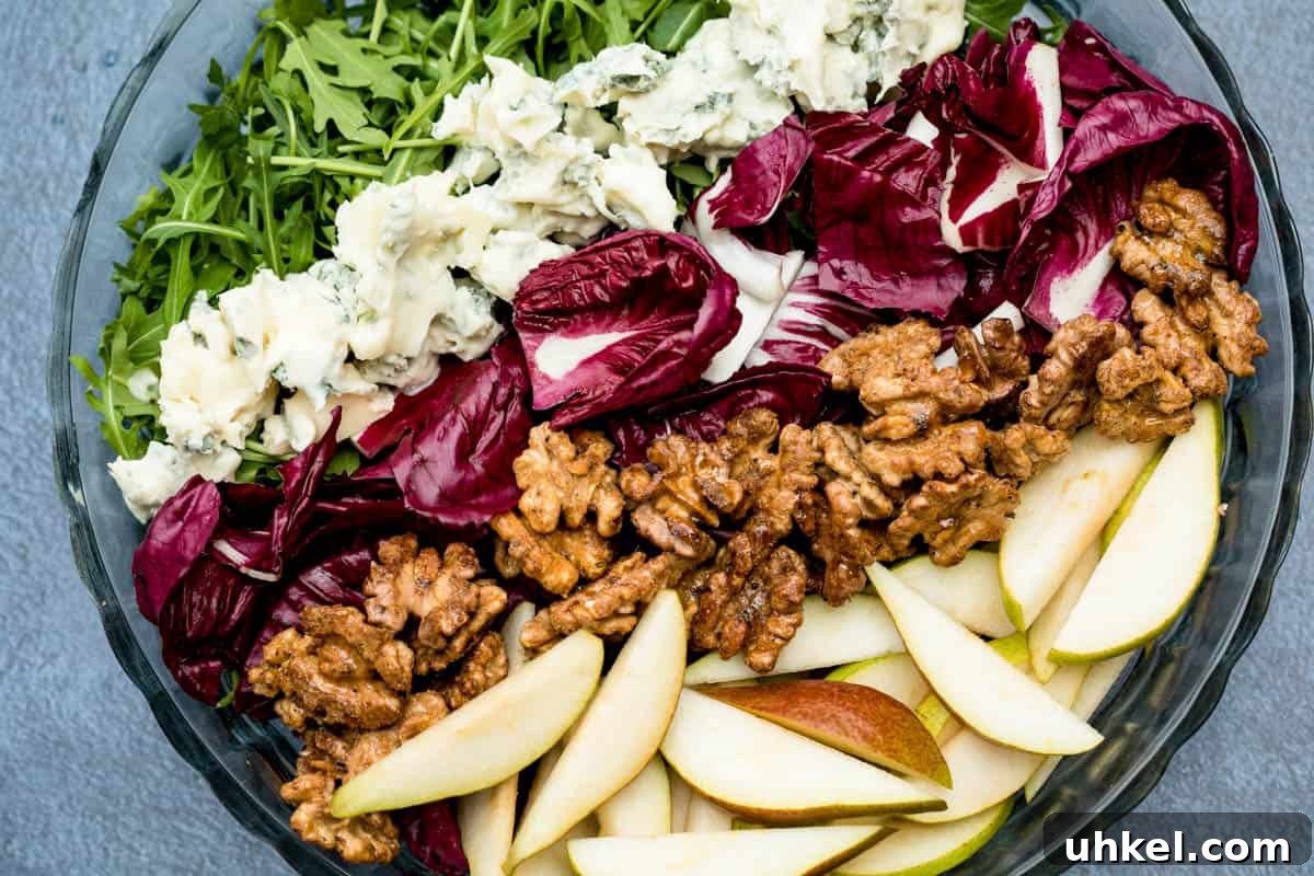 19 Fall Harvest Salads to Brighten Your Table This Season 3 pear gorgonzola salad