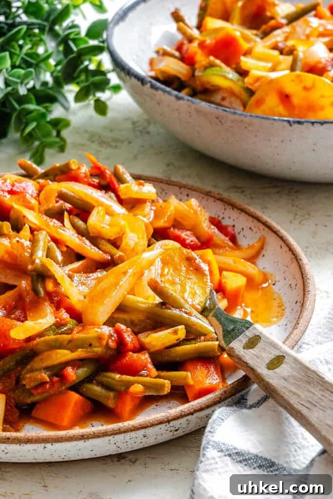 Lebanese Vegetable Medley: Classic Recipes and Flavor Guide 5 Lebanese Vegetables with a serving spoon