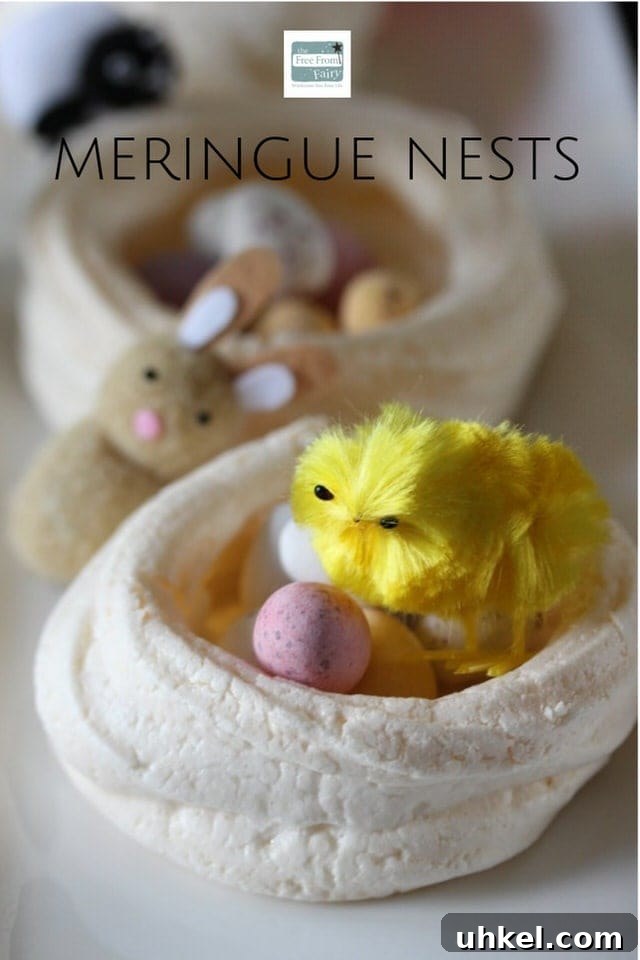 Easter Meringue Nests Recipe with Chocolate Eggs 6 Make your own meringue nests with this simple recipe.