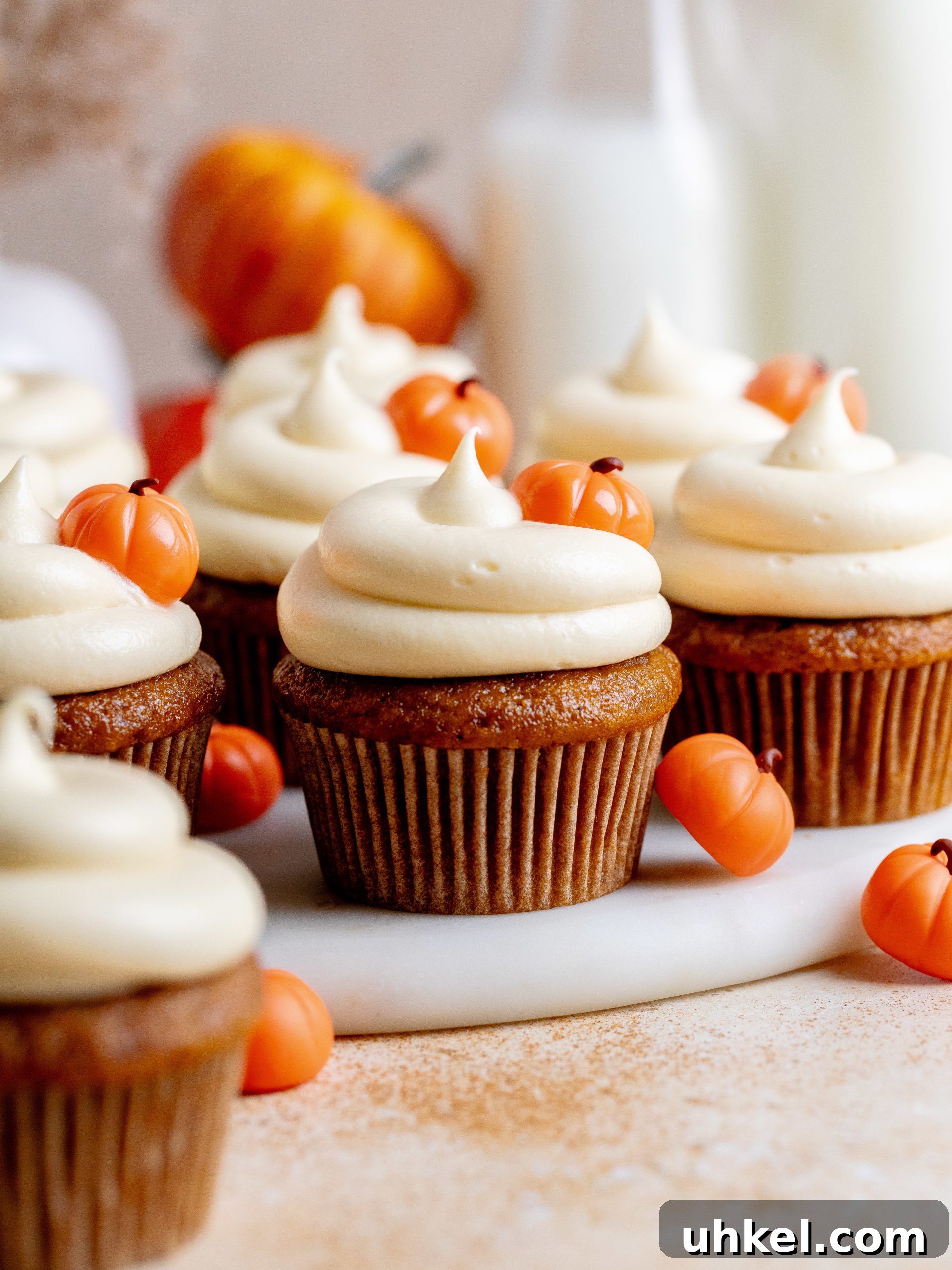 Cupcakes on plate
