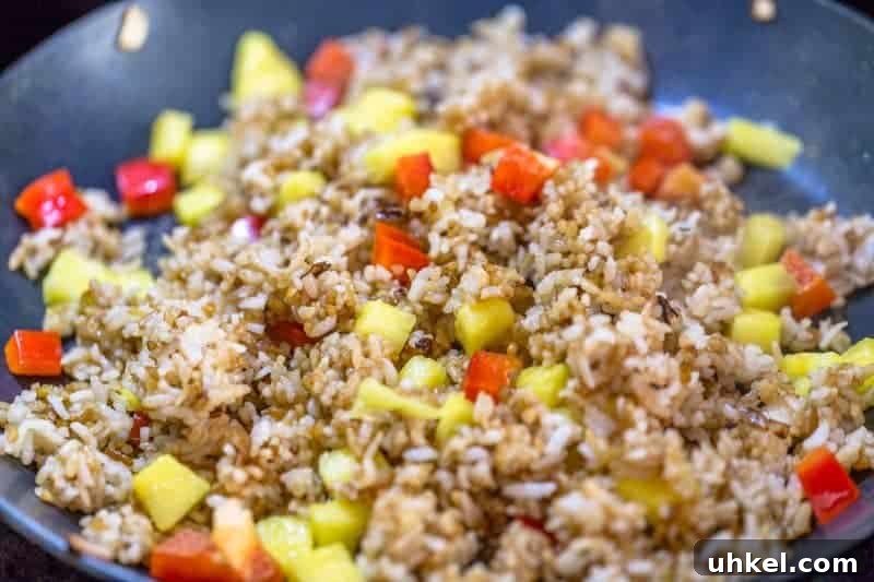 Authentic Thai Pineapple Fried Rice with Cashews 3 Frying Rice for Pineapple Fried Rice Recipe