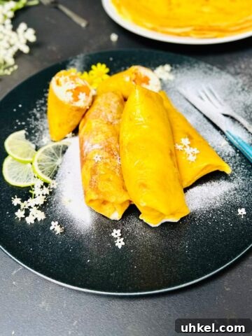Mango Pancakes (Hong Kong style)