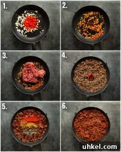 how to make chili 6 step by step photos showing how to make chili